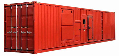 Дизельный генератор MGE P1200MH 6300 В в контейнере ДЭР